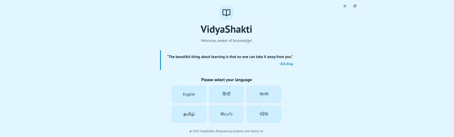 A student using a learning app on a smartphone