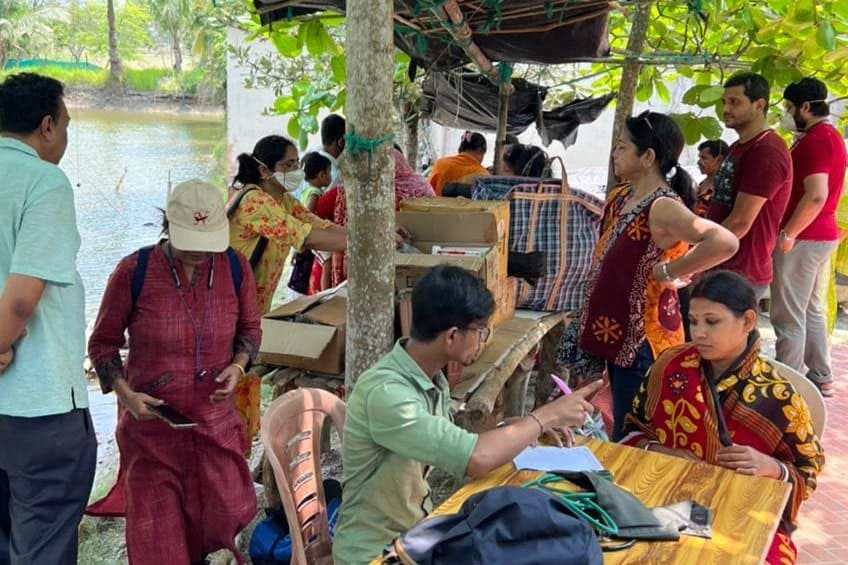 MEDICAL CAMP AT BALI ISLAND, SUNDARBAN