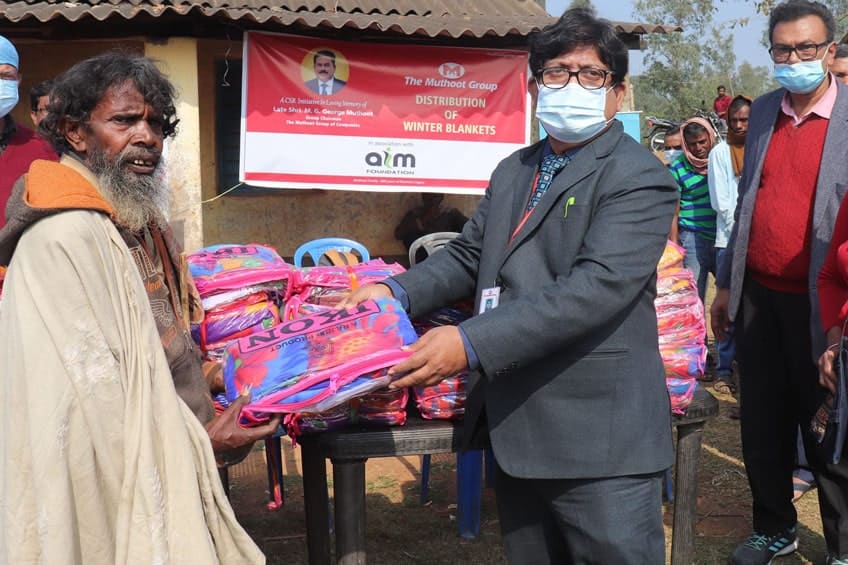 BLANKET DISTRIBUTION TO TRIBAL PEOPLE OF SALBONI