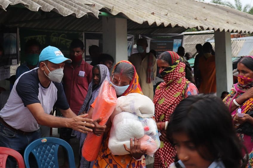 YAASH RELIEF AT BALI ISLAND, SUNDARBANS,