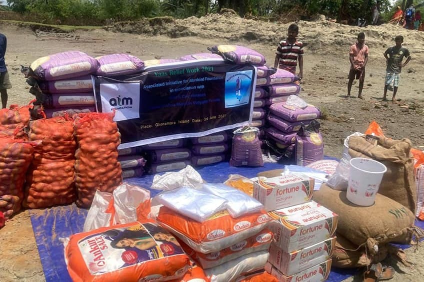 YAASH RELIEF AT GHORAMARA ISLAND, SUNDARBANS