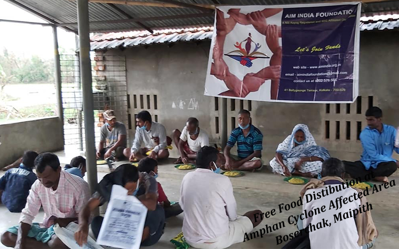 Community Kitchen at Sundarbans during Cylone