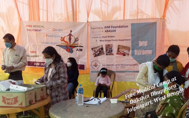 Free Medical Camp at Dhupjhora, Jalpaiguri