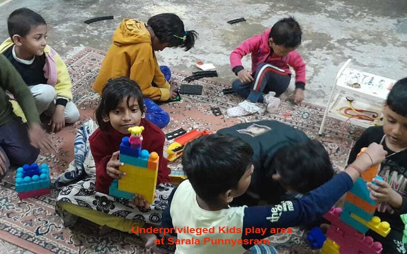 Children Play area at Sarala Punnyasram